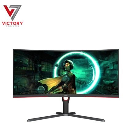 AOC CU34G3S 34-Inch WQHD 1440p 165Hz VA Panel Frameless Curved Gaming LED Monitor (Black)
