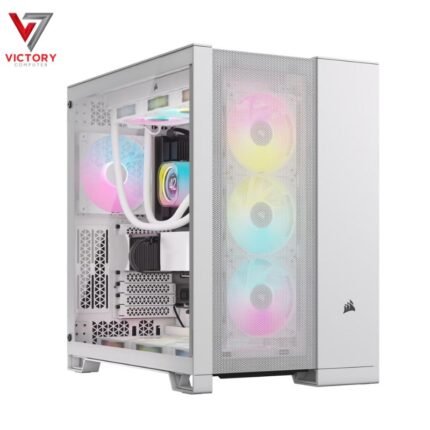 Corsair 2500D Tempered Glass WHITE