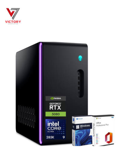 Dell Alienware Aurora R16 2025 Gaming Desktop PC - NVIDIA RTX 5080 16GB GDDR7 - Intel Core Ultra 9 Processor 285K - RGB Lights - Win 11 Pro, Office Pro(64 GB DDR5 | 4 TB SSD)